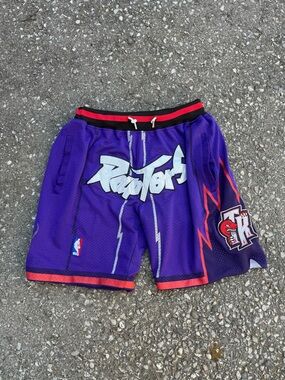 Toronto Raptors Men’s Purple Basketball Shorts Just Don - M
